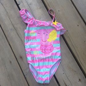 peppa pig bathing suit 3t